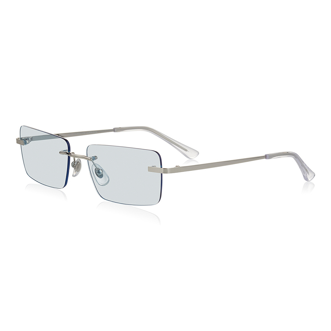 OWNDAYS | SUN Silver Full Rim Square right side